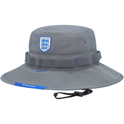 Shop Nike Gray England National Team Boonie Tri-blend Performance Bucket Hat