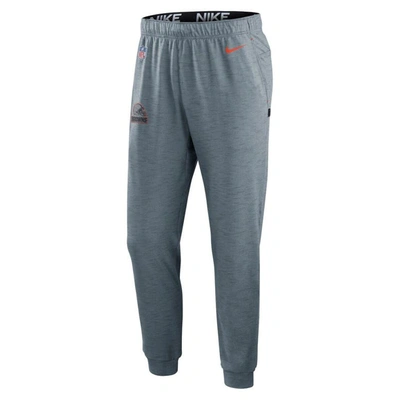 Shop Nike Heather Gray Cleveland Browns Sideline Pop Player Performance Lounge Pants