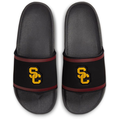 Shop Nike Usc Trojans Off-court Wordmark Slide Sandals In Black