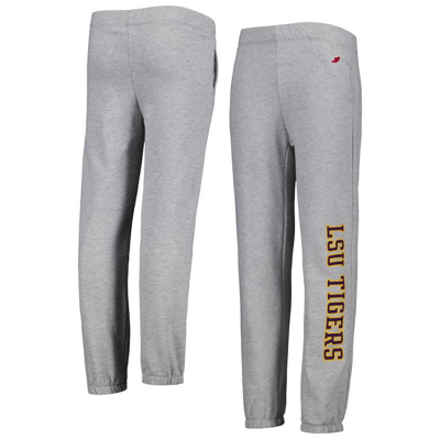 Shop League Collegiate Wear Youth  Gray Lsu Tigers Essential Pants In Heather Gray