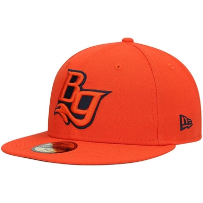 Shop New Era Orange Bowling Green Hot Rods Home Authentic Collection 59fifty Fitted Hat