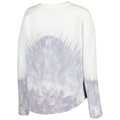 Shop Concepts Sport Gray/white Washington Capitals Orchard Tie-dye Long Sleeve T-shirt
