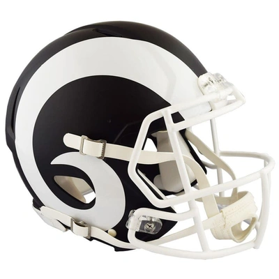 Shop Riddell Los Angeles Rams Black Matte Alternate Speed Full-size Pro-line Football Helmet