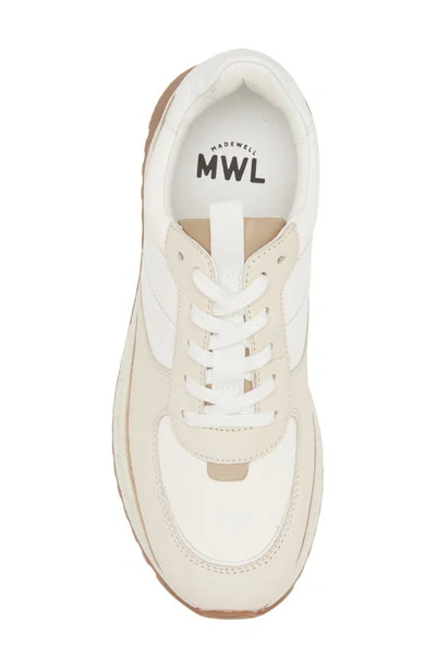Shop Madewell Kickoff Trainer Sneaker In Antique Cream Multi