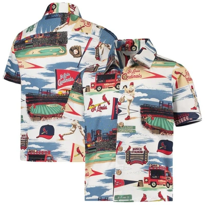 Shop Reyn Spooner Youth  White St. Louis Cardinals Scenic Button-up Shirt