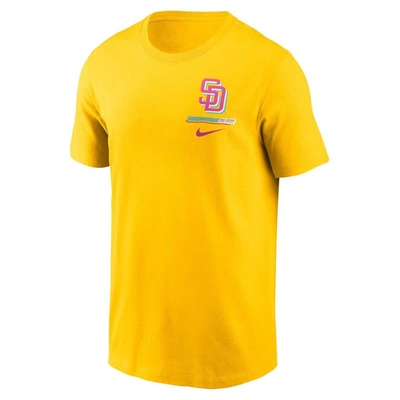 Shop Nike Gold San Diego Padres City Connect 2-hit T-shirt