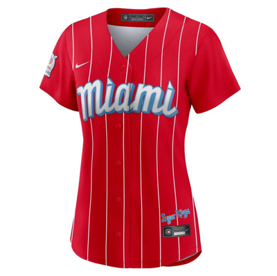 Shop Nike Brian Anderson Red Miami Marlins City Connect Replica Player Jersey