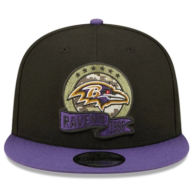 New Era Men's Black, Purple Baltimore Ravens 2022 Sa…