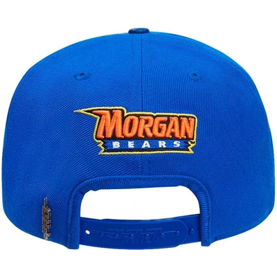 Shop Pro Standard Royal Morgan State Bears Evergreen Mascot Snapback Hat