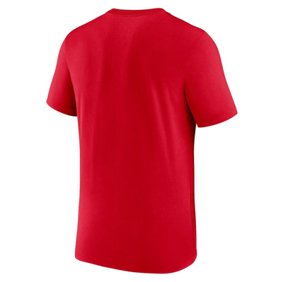 Shop Nike Red Atletico De Madrid Swoosh T-shirt