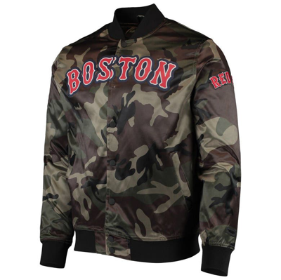Shop Pro Standard Camo Boston Red Sox Satin Full-snap Jacket