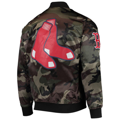 Shop Pro Standard Camo Boston Red Sox Satin Full-snap Jacket