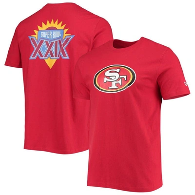 Shop New Era Scarlet San Francisco 49ers Patch Up Collection Super Bowl Xxix T-shirt