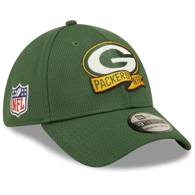 Shop New Era Green Green Bay Packers 2022 Sideline 39thirty Coaches Flex Hat