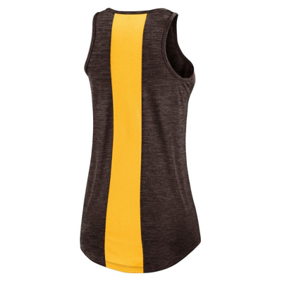 Shop Nike Brown San Diego Padres Right Mix High Neck Tank Top