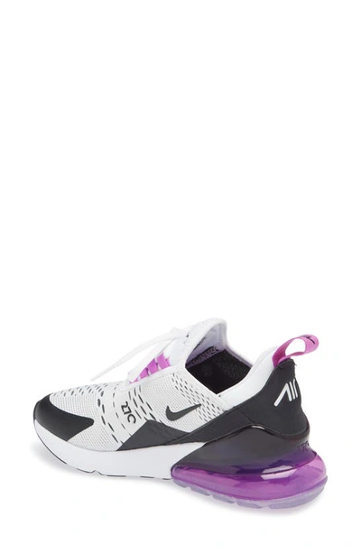 Shop Nike Air Max 270 Sneaker In White/ Black/ Fuchsia Dream