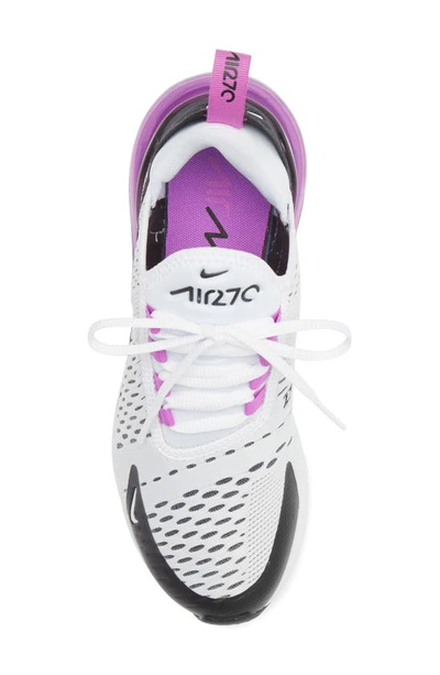 Shop Nike Air Max 270 Sneaker In White/ Black/ Fuchsia Dream