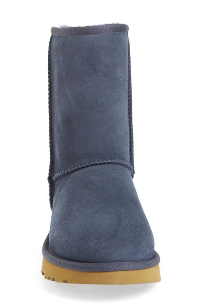 Shop Ugg Classic Ii Genuine Shearling Lined Short Boot In Navy Suede