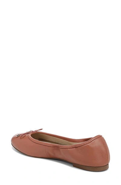 Shop Sam Edelman Felicia Flat In Sienna Rose