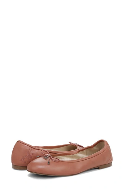 Shop Sam Edelman Felicia Flat In Sienna Rose