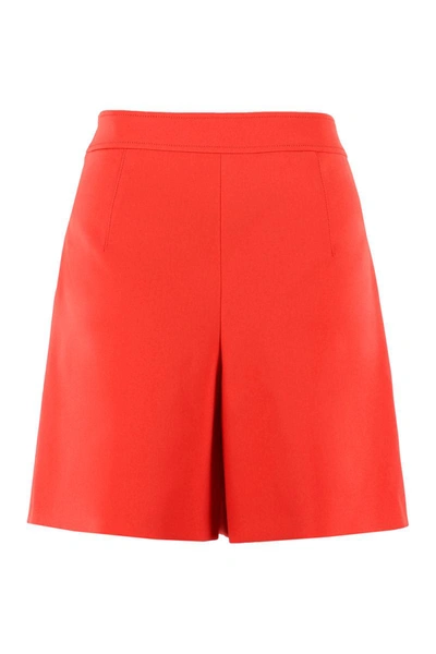 Shop Boutique Moschino High-rise Shorts In Red