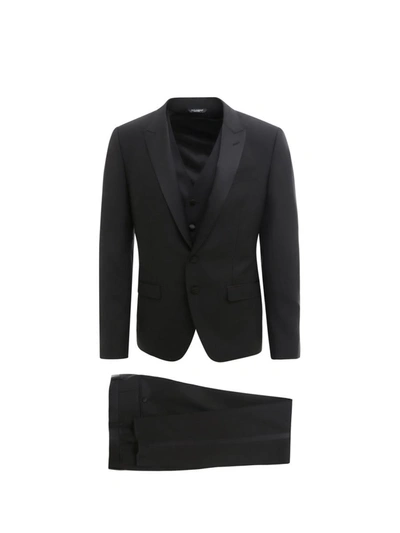 Shop Dolce & Gabbana Tuxedo In Black