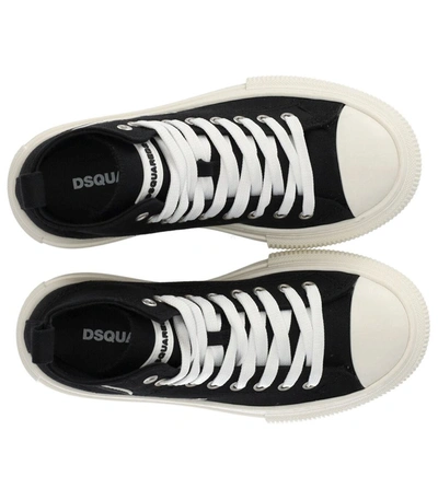 Shop Dsquared2 Berlin Patch Black Sneaker