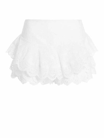 Shop Cc By Camilla Cappelli 'bea' Shorts In White