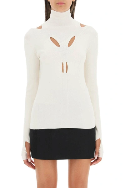 Shop Dion Lee Cut-out Skivvy In White