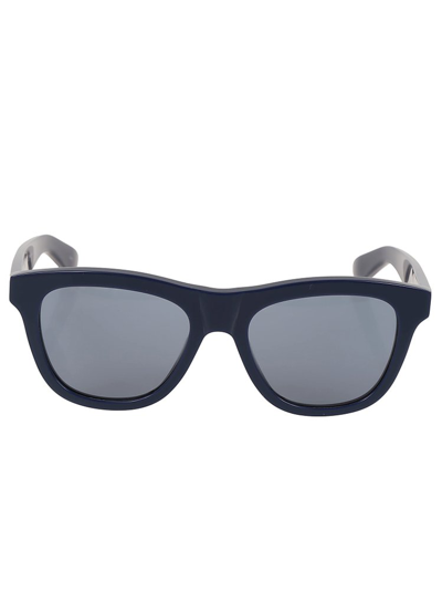 Shop Alexander Mcqueen Square Frame Sunglasses In Blue