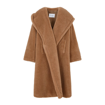 Shop Max Mara Teddy Coat In Brown
