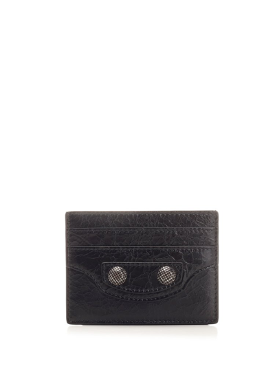 Shop Balenciaga Le Cagole Card Holder In Black