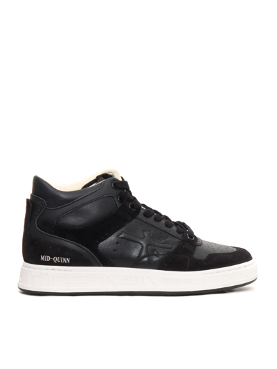 Shop Premiata Midquinn D Sneakers In Black