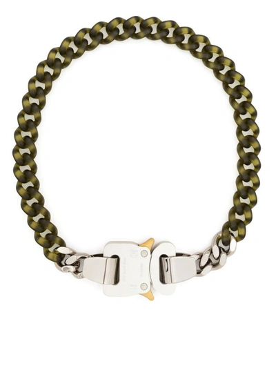 Shop Alyx 1017  9sm Buckle Necklace In Green