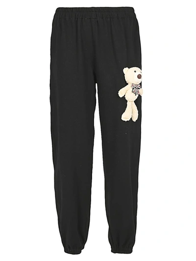 Shop 5 Progress Cotton Bear Sweatpants In Black