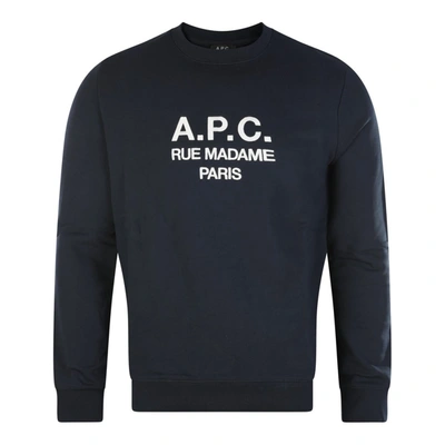 Shop A.p.c. Sweaters In Marine