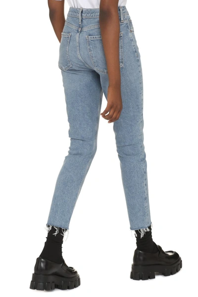 Shop Agolde Nico Slim Fit Jeans In Denim