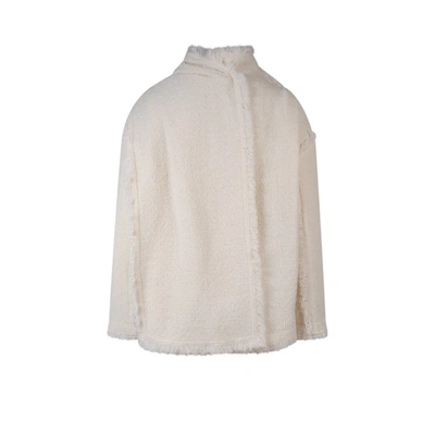 Shop Alberta Ferretti Blazer In White