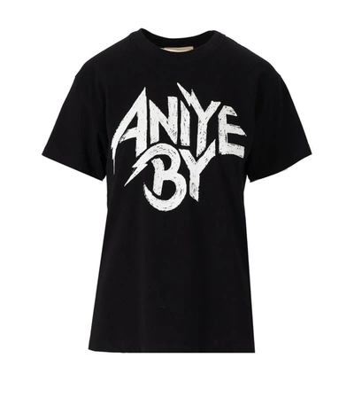 Shop Aniye By Rock Black T-shirt
