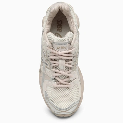 Shop Asics Cream/beige Gel-nimbus 9 Sneakers In White