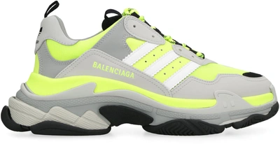 Shop Balenciaga X Adidas - Triple S Low-top Sneakers In Grey