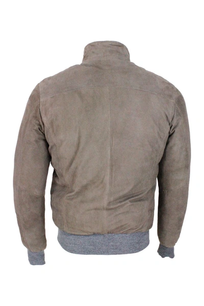 Shop Barba Napoli Jackets In Dove Grey