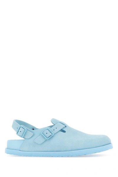 Shop Birkenstock 1774 Slippers In Light Blue