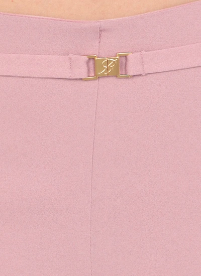 Shop Blumarine Trousers Pink