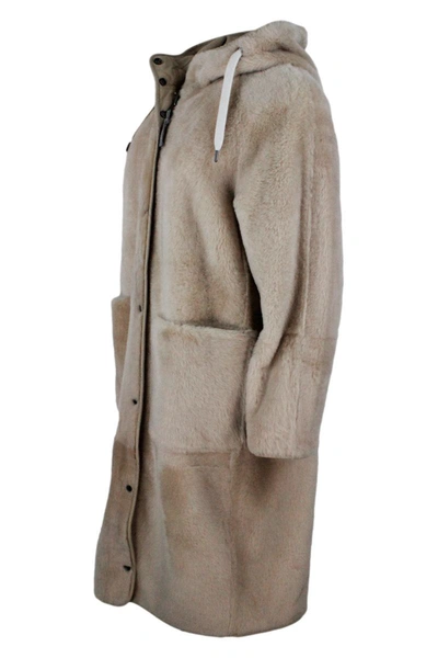 Brunello Cucinelli Coat In Beige