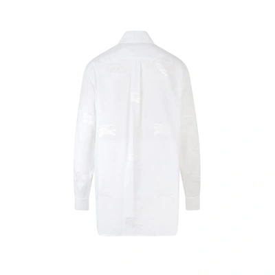 Shop Burberry Shirt In White