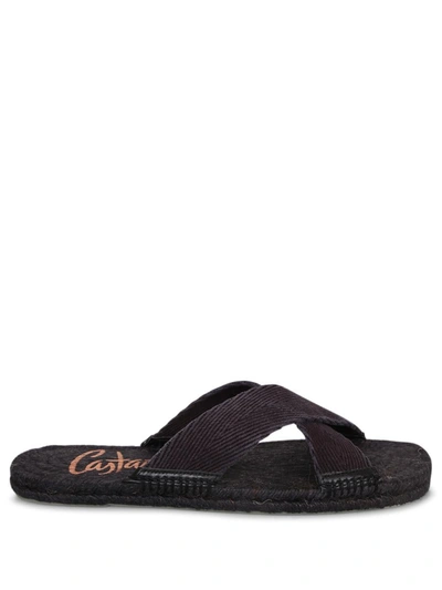 Shop Castaã±er Castañer Sandals In Black