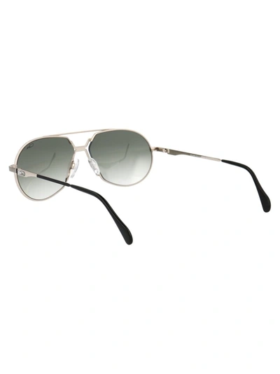 Shop Cazal Sunglasses In 002 Black Silver
