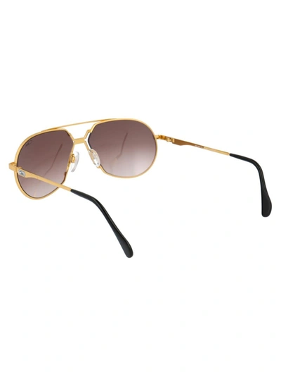 Shop Cazal Sunglasses In 003 Gold