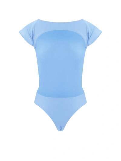 Shop Chb Cheri' Swimsuit In Blue